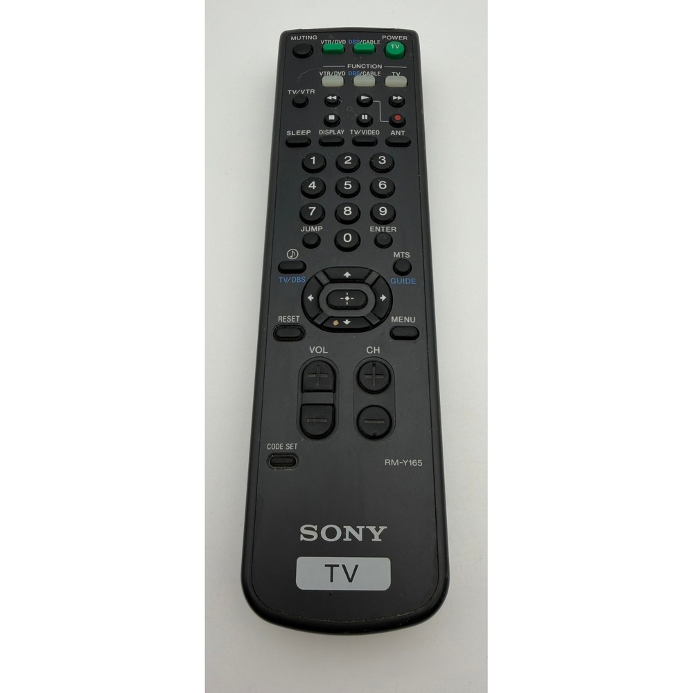 Sony RM-Y165 TV Remote Control Genuine OEM Black Handheld Controller